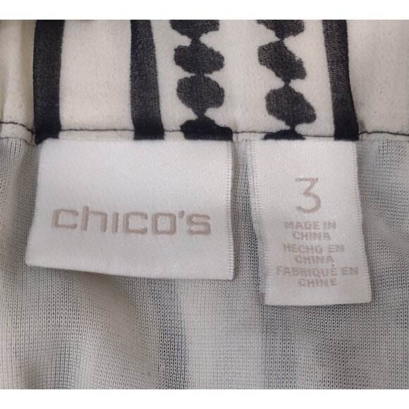 Chico's Handkerchief Hem Maxi Skirt Size XL (3) Fairy Grunge Peasant Flowy - Picture 6 of 6